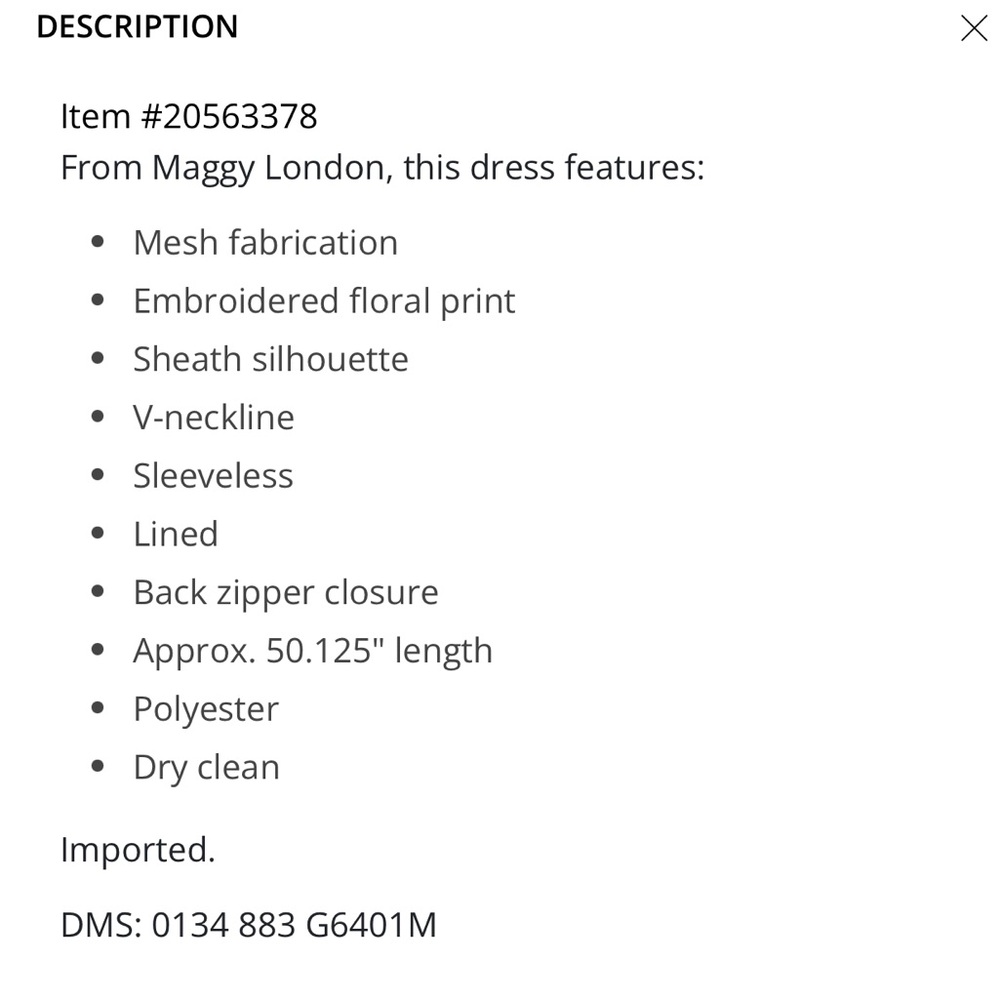 Maggy London Navy Embroidered Midi Dress - Picture 5 of 10